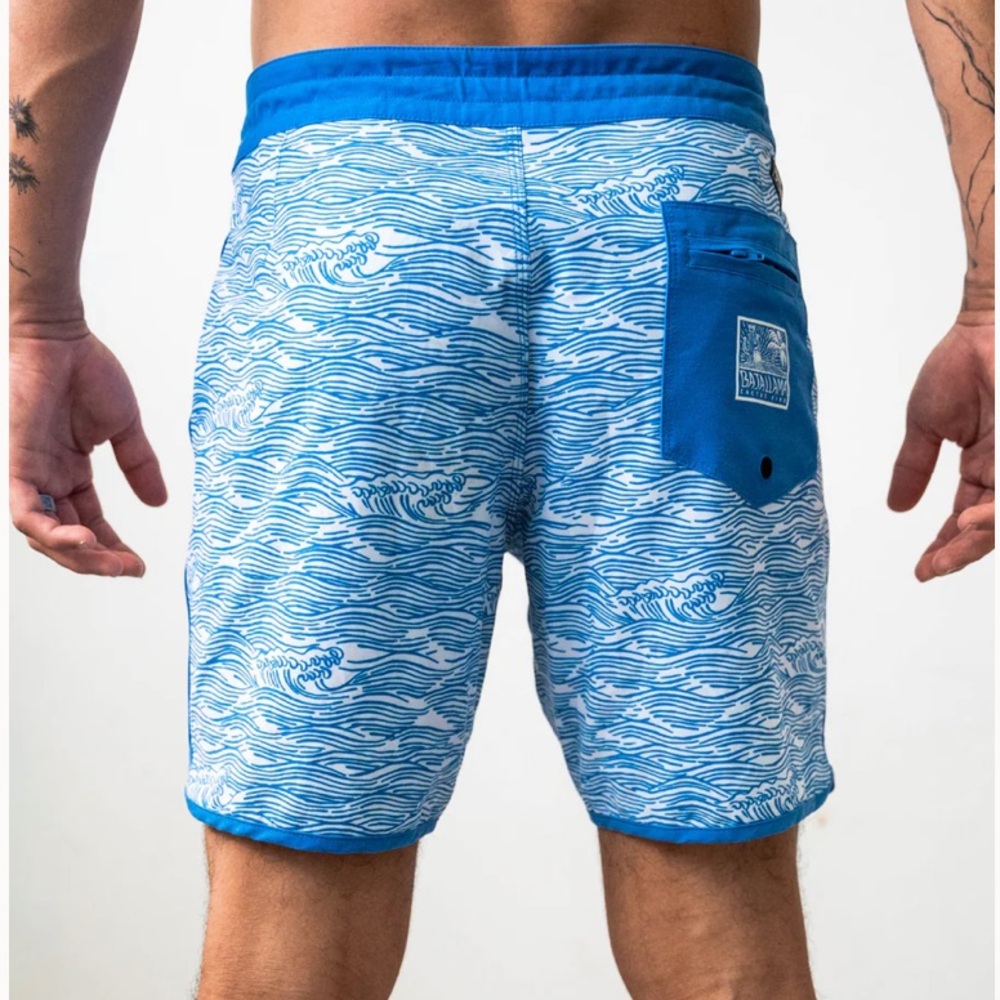 Baja Llama Overheads Remanso Boardshorts Size 30